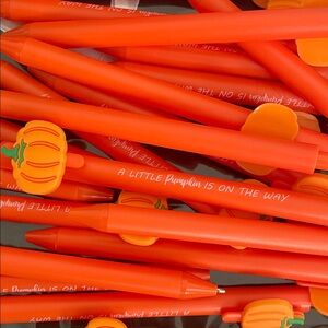 A little Pumpkin is on the Way Baby Shower Party Favor Pens